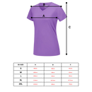 Blusa feminina da Fruit Of The Loom com decote em V e tecido refrescante, ideal para dias quentes.