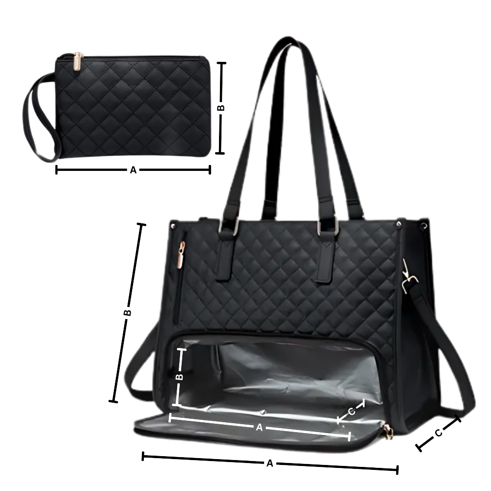 Sacola térmica Fzflzdh, saco de mão isento, com bolso grande para manter bebidas e alimentos frescos.