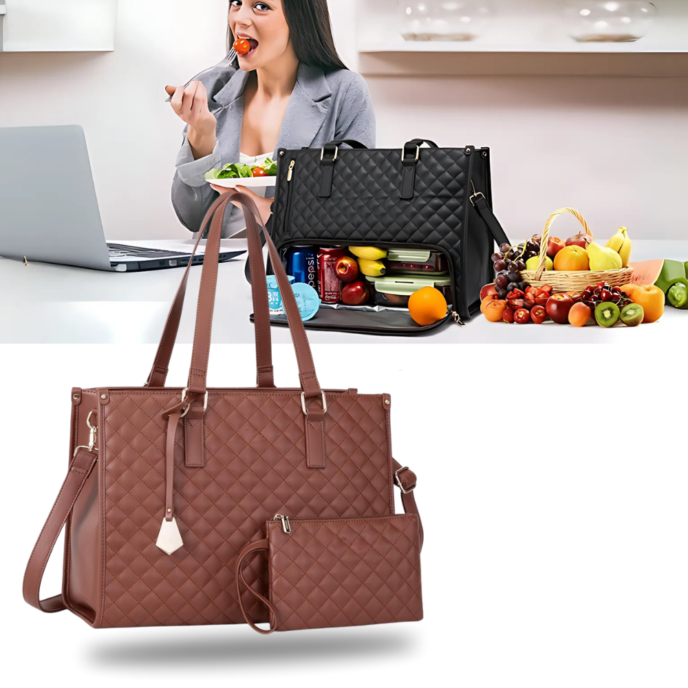 Sac fourre-tout térmico da Fzflzdh, bolsa portátil isolada para manter alimentos e bebidas em temperatura.