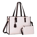 Bolsa tote térmica Fzflzdh, sacola de mão isoterme em branco e preto, ideal para manter alimentos e bebidas frescos.