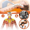 Aparelho de massagem Integratzker para relaxamento localizado, na cor laranja, com design ergonômico para alívio de tensões.