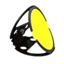 Jogo de bola interativo da marca Ozs, brinquedo esportivo divertido para crianças, em acabamento preto com design de captura.