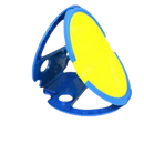 Jogo de bola interativo e divertido da Ozs, brinquedo de esporte azul para diversão e atividade física.