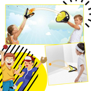 Jogo de bola interativo da Ozs, brinquedo esportivo divertido para crianças, com design colorido e funcionalidade de captura.