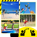 Jogo de bola interativa e divertida da Ozs, brinquedo de esporte portátil para jogar em qualquer lugar.