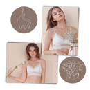 Soutien-gorge invisível de renda da Huasi, ideal para um visual homogêneo e feminino, sem costuras visíveis.