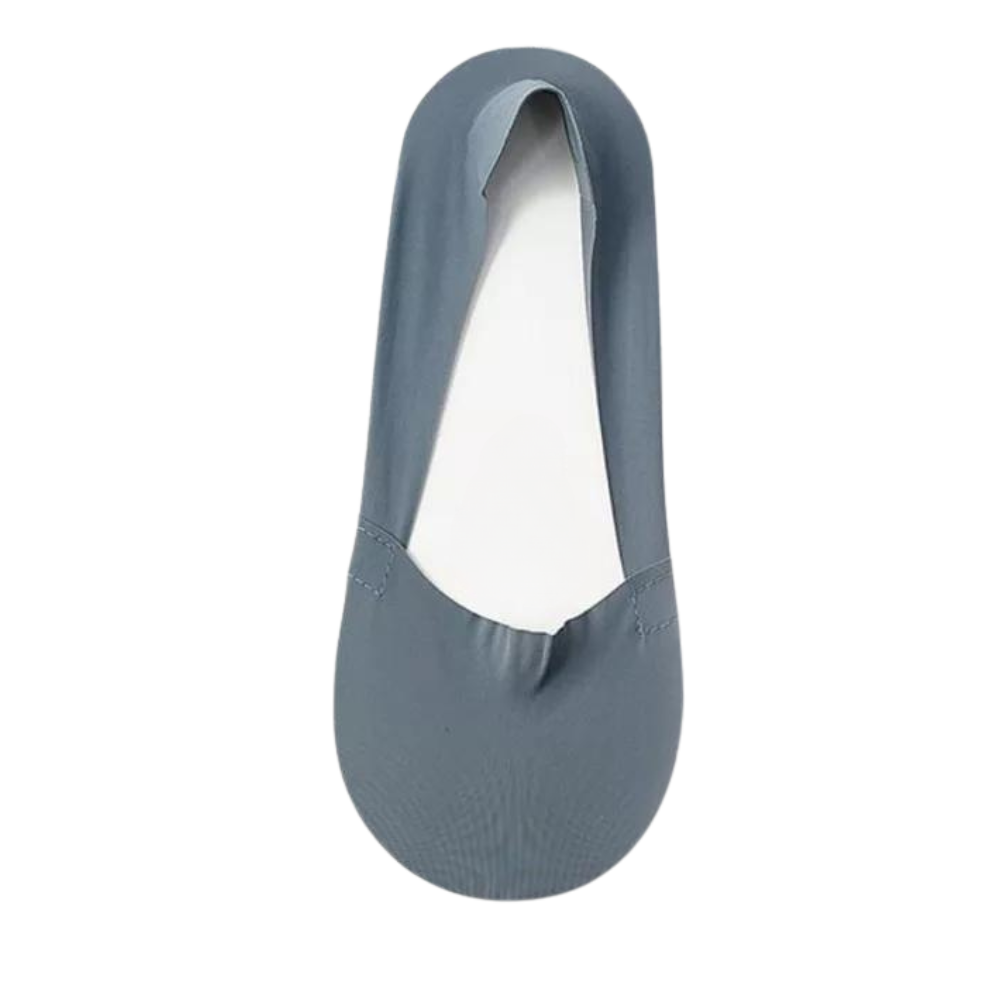 Meias invisíveis antiderrapantes azul da marca Nsendm, confortáveis e discretas para uso diário.
