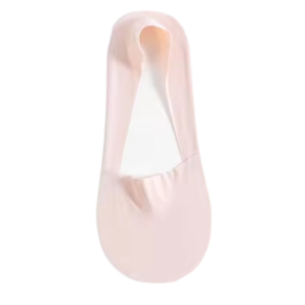 Meias invisíveis antiderrapantes rosa da marca Nsendm, confortáveis e discretas para uso diário.