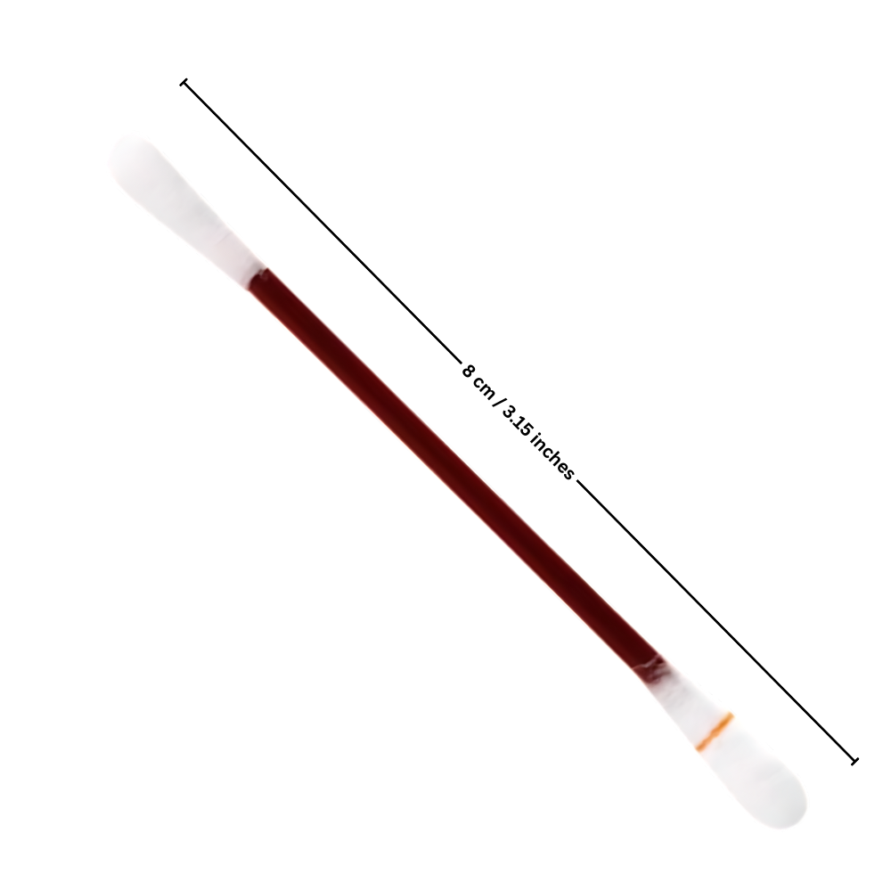 Coton-tiges de premiers secours Rosarivae avec iode et alcool, utilisés pour désinfection et soins médicinais.