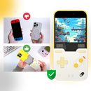 Capa de telefone Chu9 estilo Gameboy para iPhone, design retrô e de jogos, proteção e estilo para dispositivo móvel.