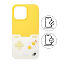 Capinha para iPhone com design de Gameboy, estilo retrô, da marca Chu9, com detalhes que remetem ao console clássico.