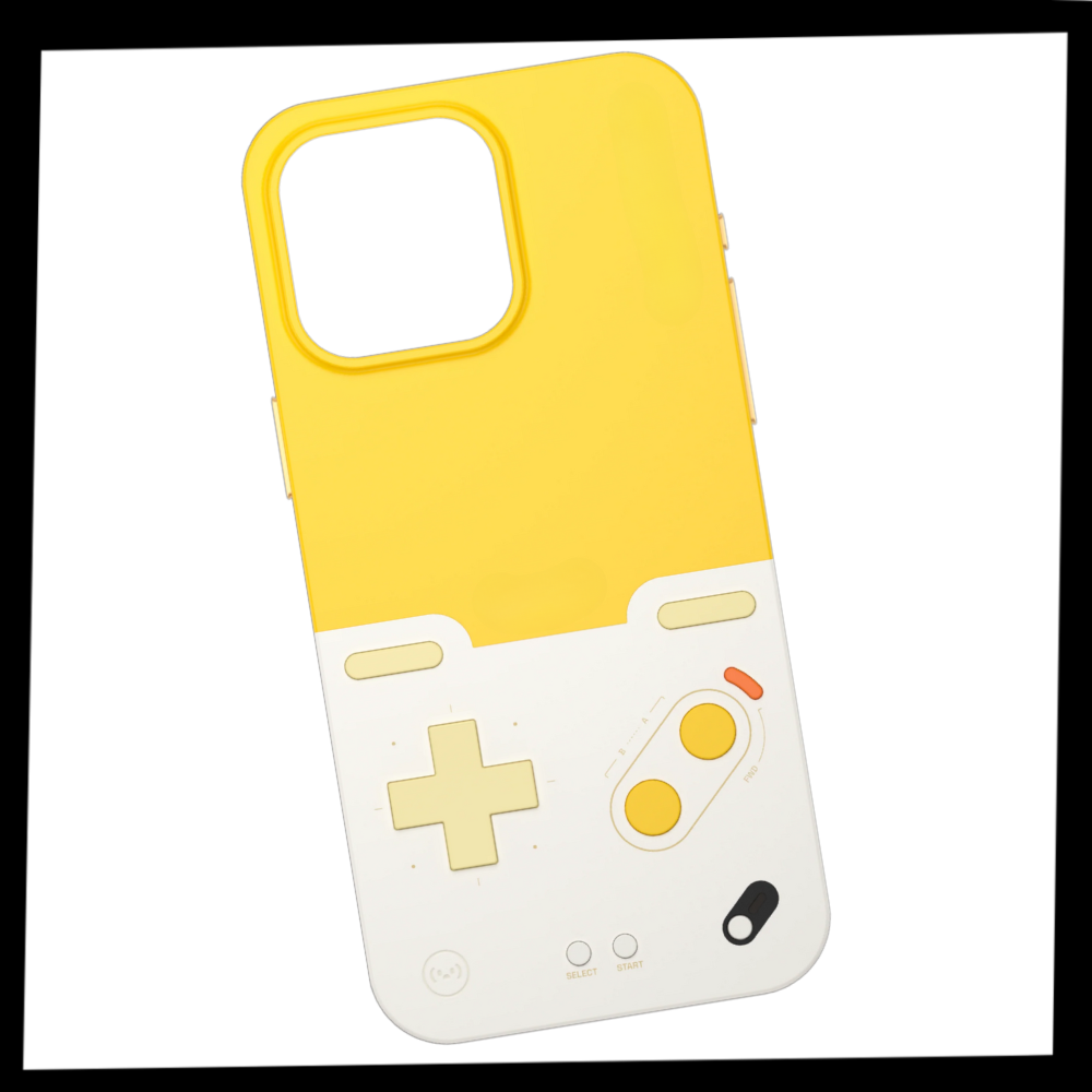 Capa de telefone Chu9 Coque iPhone com design de Gameboy, estilo retrô e de jogos para proteção e personalização do smartphone.