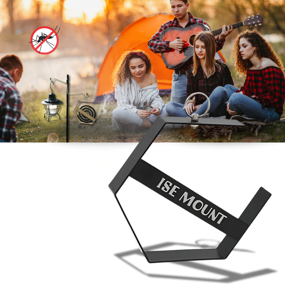 Suporte de ferro para espiral anti-mosquito, acessório para perfumes de ambiente, marca Toumeny, para uso doméstico.