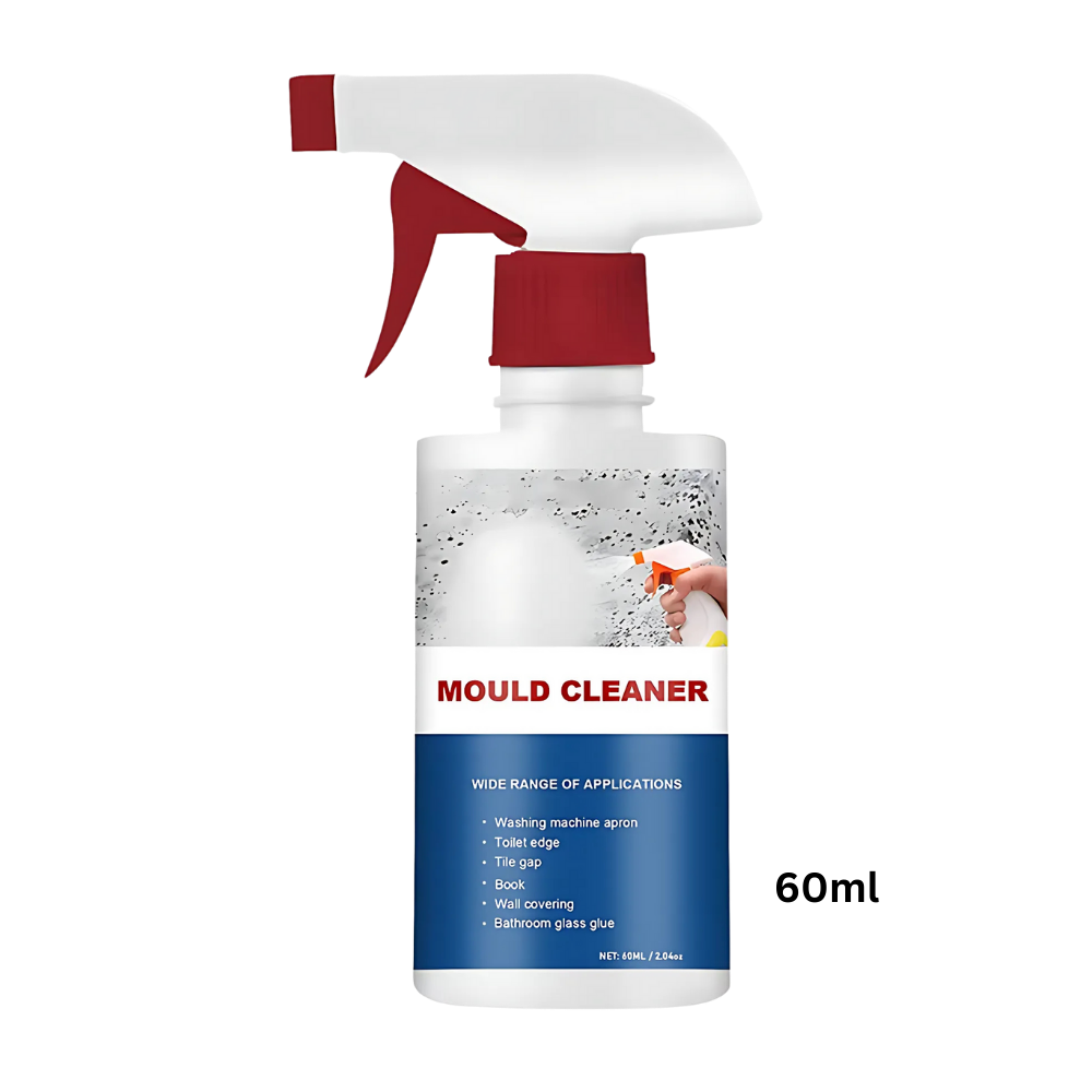 Produto de limpeza Itoz para neutralizar odores e mofo, embalagem azul para uso doméstico em casa.