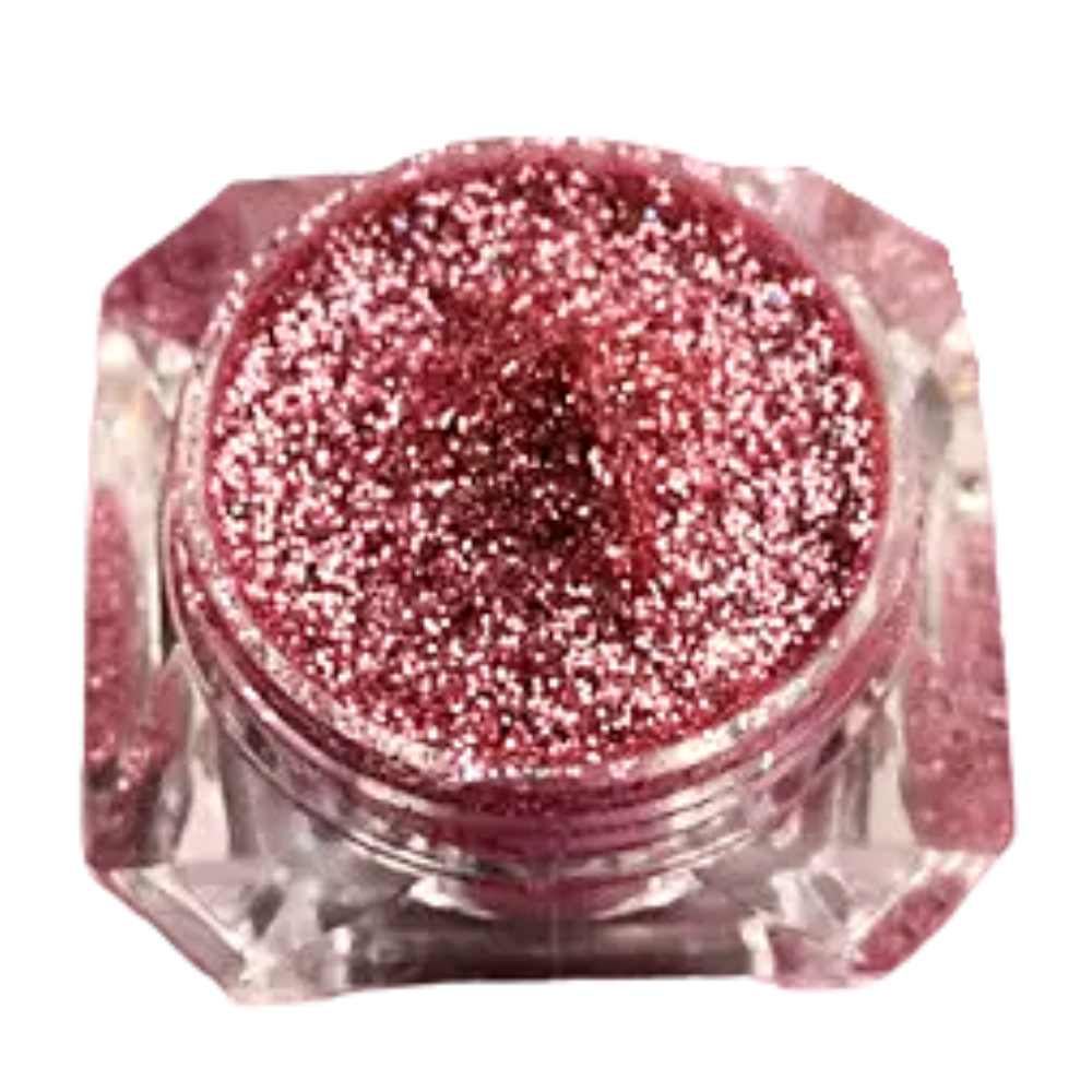 Sombra de olhos da Jcat Beauty com acabamento galáctico, com tons brilhantes e refletidos para looks impactantes.