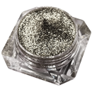 Sombra de olhos Jcat Beauty com brilho galáctico, efeito cintilante e cores vibrantes em embalagem de cosméticos.
