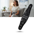 Faixa massage e aquecimento preta da Jiayan, com corset para aliviar ciática e promover relaxamento muscular.