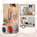 Cinta massage e aquecimento preta com corset para alívio da ciática, usada na região lombar, marca Jiayan.