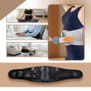 Faixa de massagem e aquecimento preta da Jiayan com corset para aliviar sciática, para relaxamento e bem-estar.