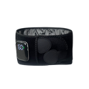 Ceinture massante et chauffante Jiayan en noir avec corset pour relaxation et alívio da ciática.