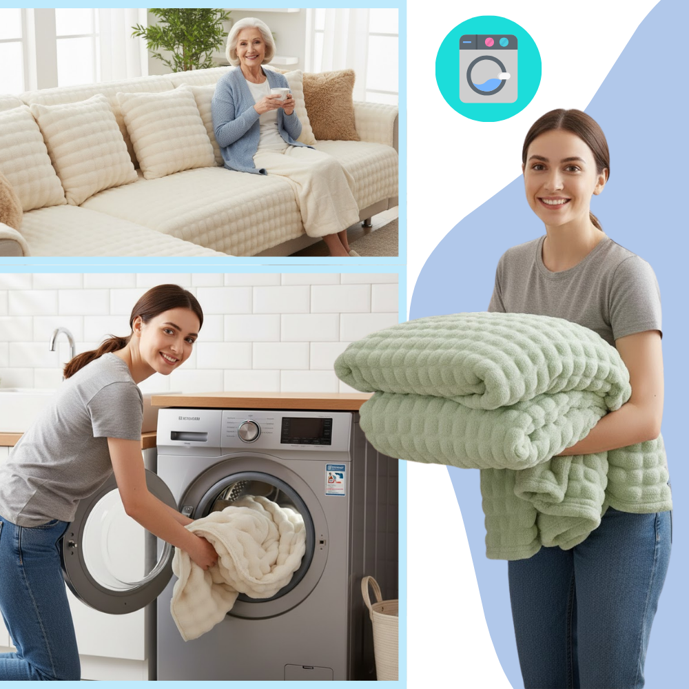 Housse antidérapante Jienlioq pour canapé en peluche douce, gris, 30x50 cm, protège et maintient la housse en place.