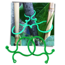 Conjunto de 50 clips de jardinagem Jinsenhg para prender plantas em suporte ou treliças, ideal para jardinagem ao ar livre.