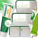 Pâte de réparation Jocestyle, enduits de rebouchage et plâtre, aplicado na parede para consertos e acabamento.