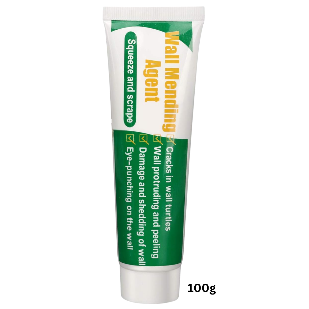 Pâte de réparation Jocestyle, enduits de rebouchage et plâtre para uso em reparos de parede, textura branca e consistência cremosa