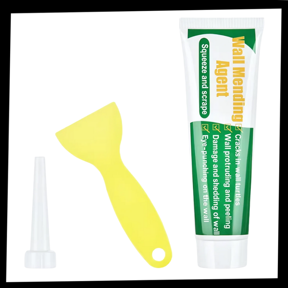 Pâte de réparation Jocestyle, enduits de rebouchage et plâtre para reparar paredes e superfícies danificadas.