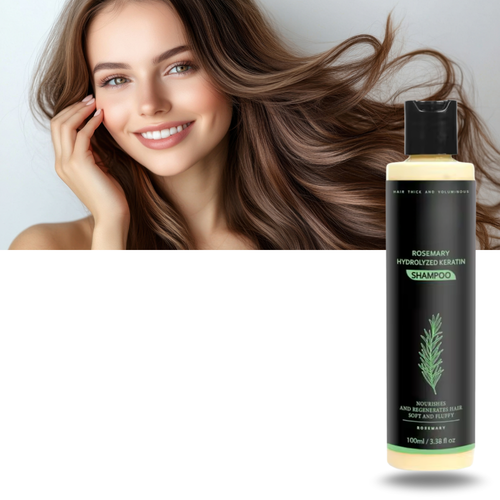 Série de shampooing et après-shampooing à la kératine et romarin de John Masters Organics pour soin capillaire naturel