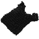 Sac à provisions plissé extensible de la marque Jpgif, en plastique noir avec design plié, idéal pour faire des courses écologiques.