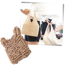 Sac à provisions plissé extensible da JPGIF, saco plástico preto com design dobrável e resistente para compras.
