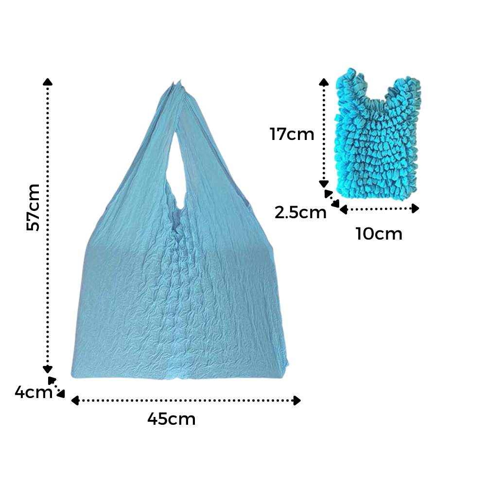 Saco de compras plissado extensível da marca Jpgif, feito de plástico ou papel, na cor preta, para transporte de compras.