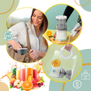 Extrator de suco sem fio da Maboto, eletrodoméstico de cozinha portátil para sucos frescos e convenientes.