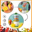 Extrator de suco sem fio Maboto, aparelho de eletrodoméstico de cozinha para sucos naturais, com design compacto e fácil de usar.