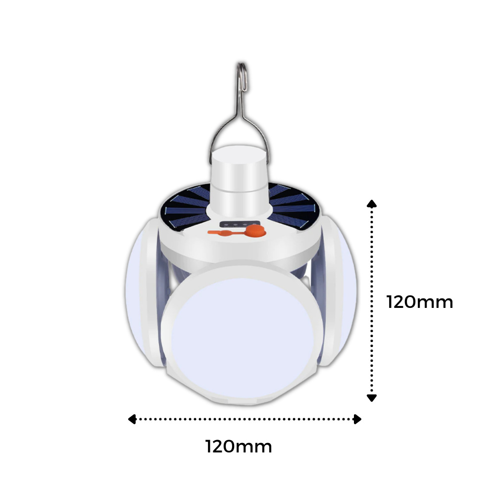 Lanterna LED recarregável da Jupaopon para camping e trilhas, iluminação portátil e resistente para atividades ao ar livre