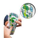 Chaussettes de réflexologie Jygee para massagem e relaxamento, com design confortável e pontos de estímulo nos pés.