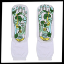 Chaussettes de réflexologie Jygee para massagem e relaxamento, com design que promove estímulo nos pontos de reflexo dos pés
