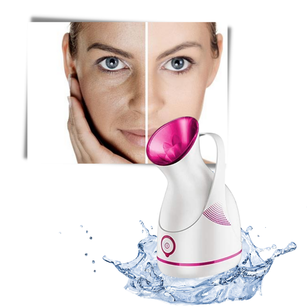 Um umidificador portátil para rosto com efeito sauna da marca Kaito, ideal para cuidados de beleza e hidratação facial.