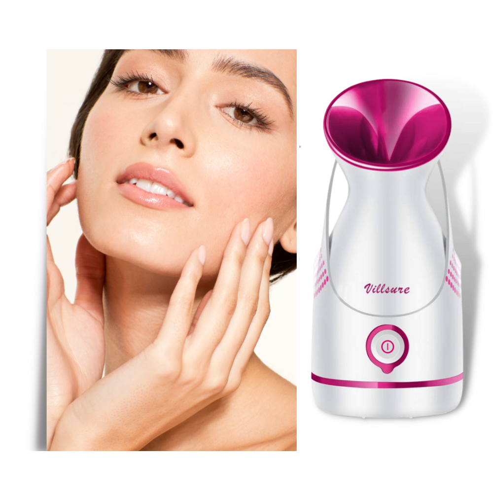 Humidificador portátil Kaito com efeito sauna para rosto, produto de cosméticos para hidratação facial.