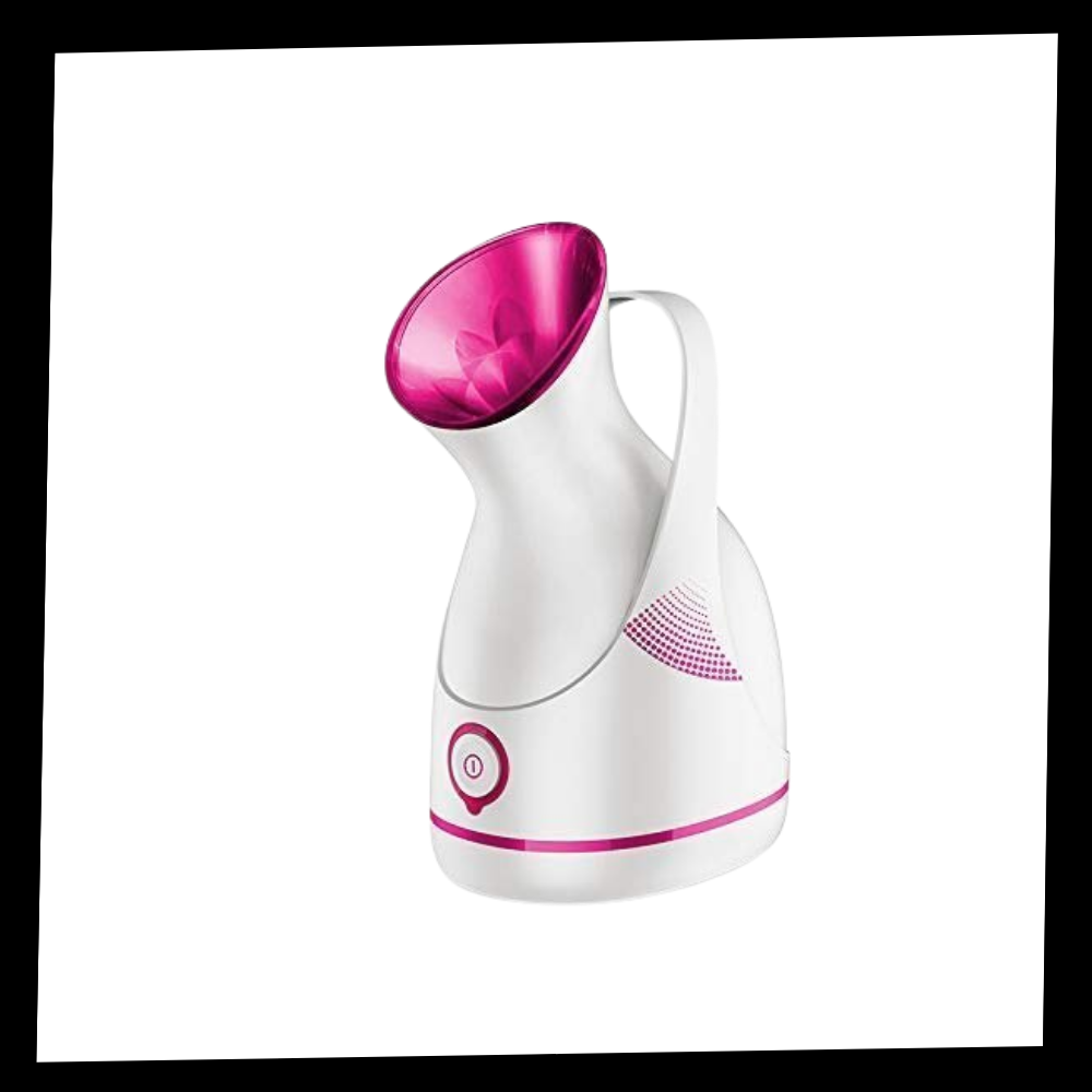 Humidificador portátil Kaito com efeito sauna para rosto, produto cosmético para hidratação facial.