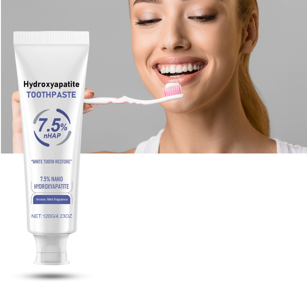 Dentifrício de hortelã reforçante do esmalte da marca Kangle, para cuidados bucais com sabor de hortelã.