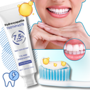 Dentifrício de hortelã para fortalecimento do esmalte, cuidados bucais da marca Kangle, embalagem com tubo de creme dental.