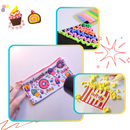Caneta Pop Corn com efeito 3D da Kaola, instrumento de escrita e desenho com design divertido e colorido.