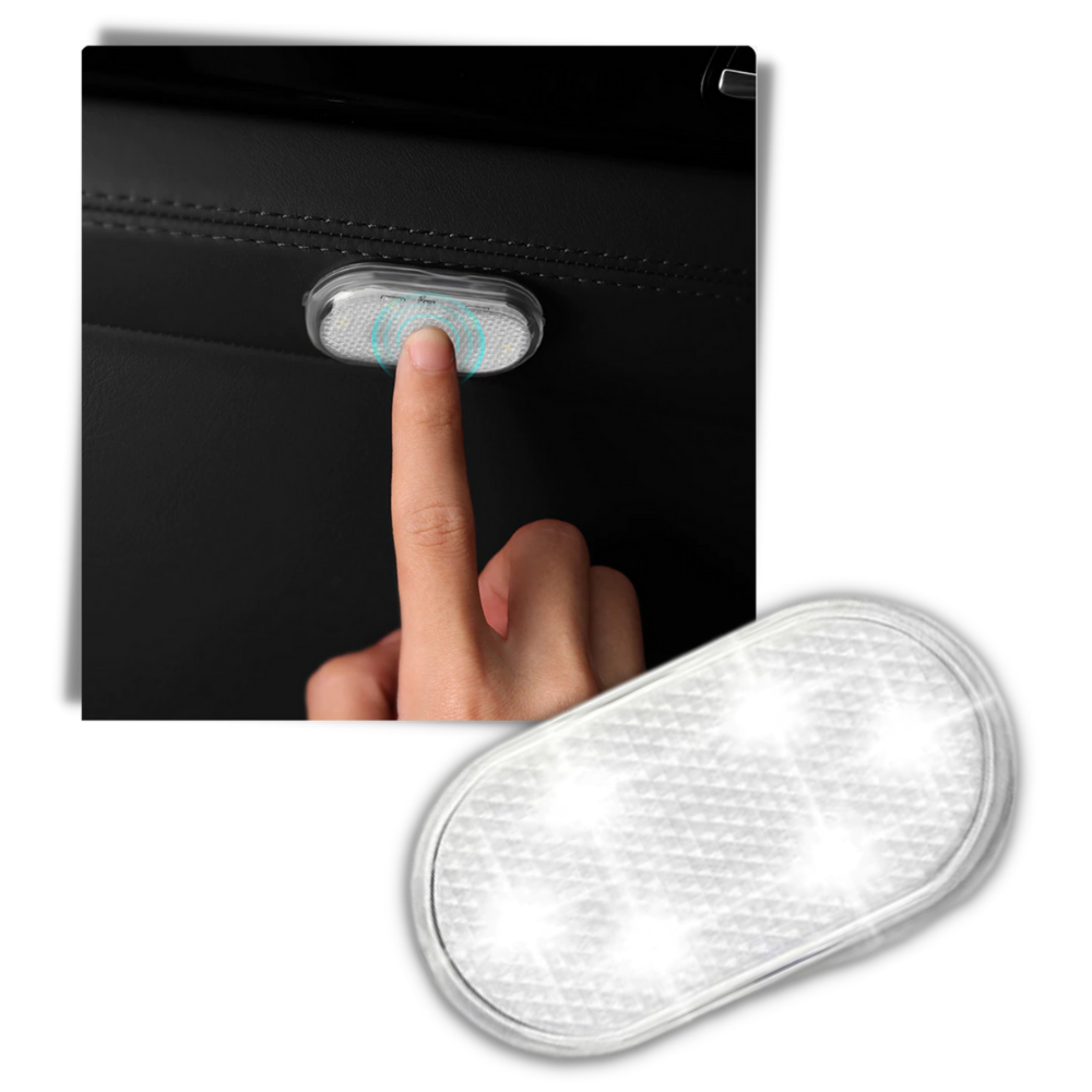 Lâmpada LED sem fio com sensor para carro, peça de reposição automotiva da marca Kdqueery, branca e moderna