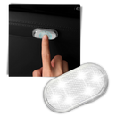 Lâmpada LED sem fio com sensor para carro, peça de reposição automotiva da marca Kdqueery, branca e moderna