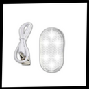 Lâmpada LED sem fio com sensor para automóveis da marca Kdqueery, branca, equipada com sensor para veículos.
