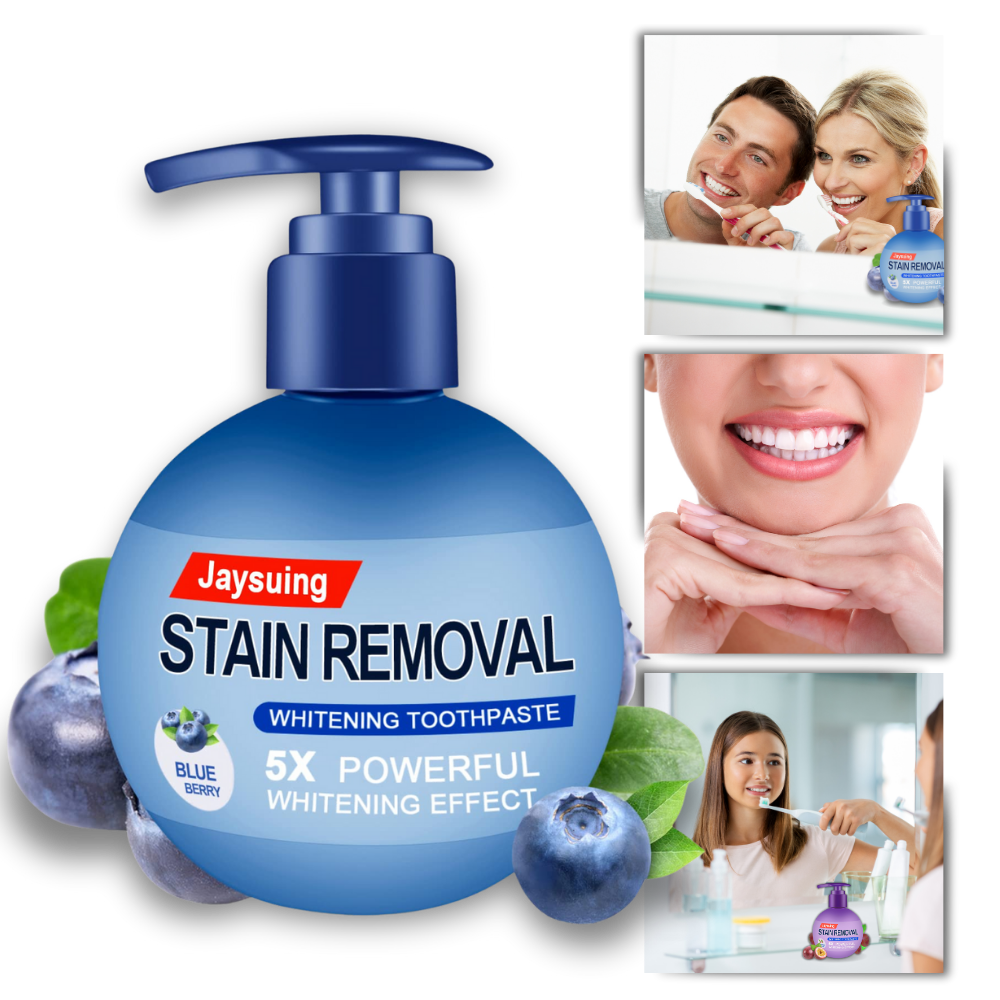 Dentifrice Kdqueery para cuidados bucais, com ação branqueadora e remoção rápida de manchas, sabor fruta da paixão.