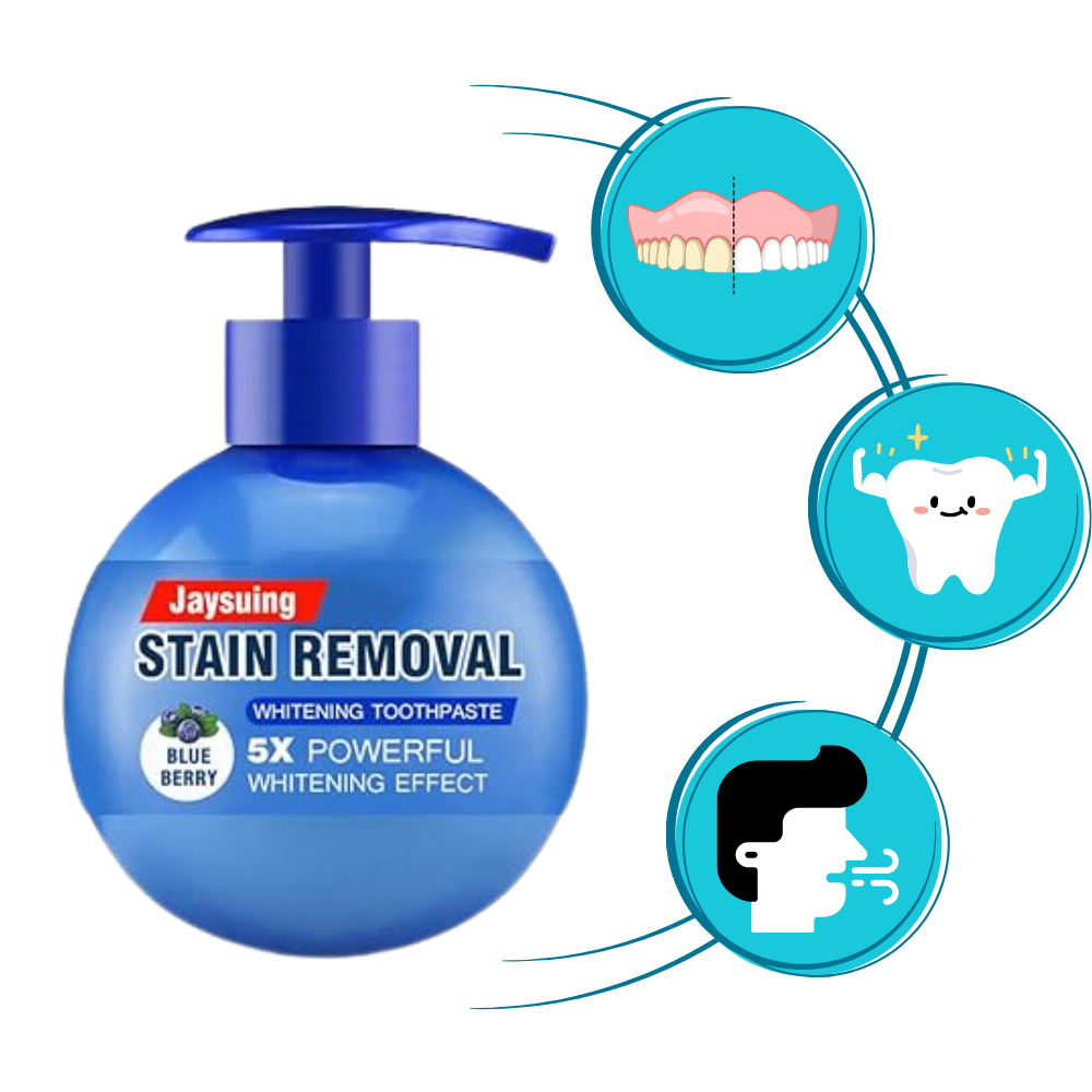Dentifrice blanchisseur de dents Kdqueery avec extraits de fruit de la passion, pour éliminer rapidement les taches dentaires.