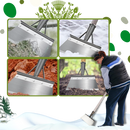 Mini pá para jardinagem Kehuo, ferramenta eficiente para limpeza de jardins, com cabo ergonômico e lâmina resistente.